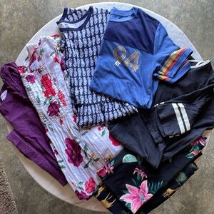 7 Piece Lot of Girls Size XXL (16) Summer Clothing: Old Navy & GAP